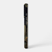 Golden Lotus Flower | iPhone 16 Pro Case Hülle (Linke Seite)