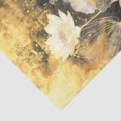Golden Lotus Gestern und Heute Seidenpapier (Detail)
