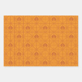 Golden Lotus Grid Pattern - The White Lotus Geschenkpapier Set (Vorderseite 3)