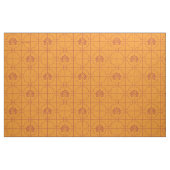 Golden Lotus Grid Pattern - The White Lotus Stoff (Fat Quarter (45,7 x 55,9 cm))