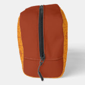 Golden Lotus Grid Pattern - The White Lotus Waschbeutel (Rechts)