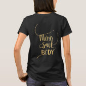 Golden Lotus "Mind, Soul, Body" Women's Basic T-Sh T-Shirt (Rückseite)