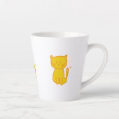 Golden Lucky Cat Doodle Milchtasse (Rechts)