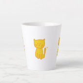 Golden Lucky Cat Doodle Milchtasse (Vorderseite)