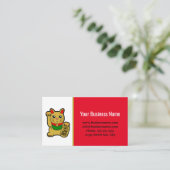 Golden Lucky Cat Shopkeeper Visitenkarte (Stehend Vorderseite)
