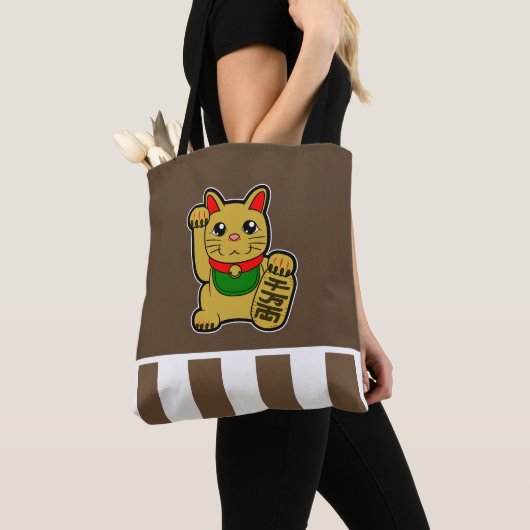 Golden Lucky Cat Tasche (Von Nahem)