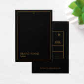 Golden Lux Modern Hang Tags (Schreibtisch)
