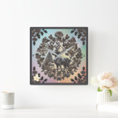 "Golden Luxe" Quadratische Wanduhr (Zuhause)