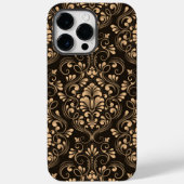 Golden Luxury Damask Case-Mate iPhone Hülle (Rückseite)