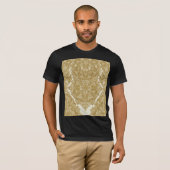 Golden Luxury Paisley Pattern T-Shirt (Vorne ganz)