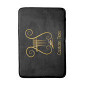 Golden Lyre Badematte (Vorderseite Vertikal)