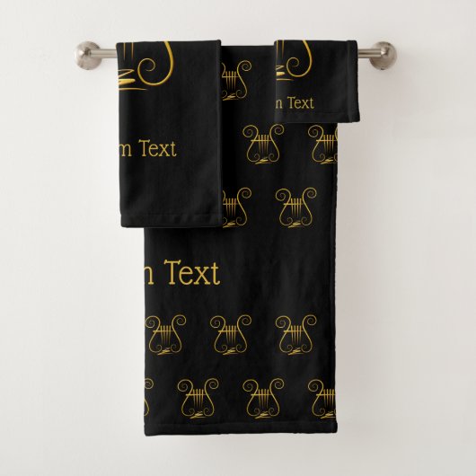 Golden Lyre Badhandtuch Set (Insitu)