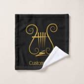 Golden Lyre Badhandtuch Set (Waschlappen)