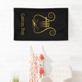 Golden Lyre Banner (Insitu)