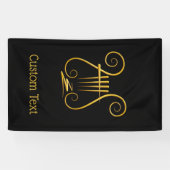 Golden Lyre Banner (Horizontal)