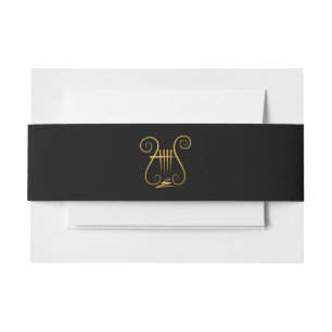 Golden Lyre Einladungsbanderole