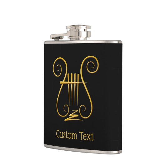 Golden Lyre Flachmann (Links)