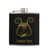 Golden Lyre Flachmann (Vorderseite)