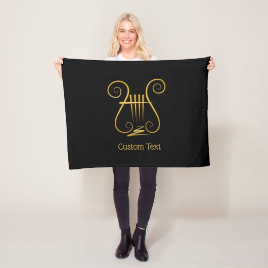 Golden Lyre Fleecedecke (Beispiel)