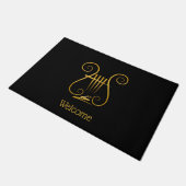 Golden Lyre Fußmatte (Schrägansicht)