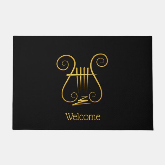 Golden Lyre Fußmatte (Vorderseite)