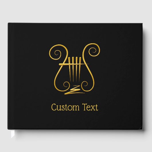 Golden Lyre Gästebuch (Vorderseite)