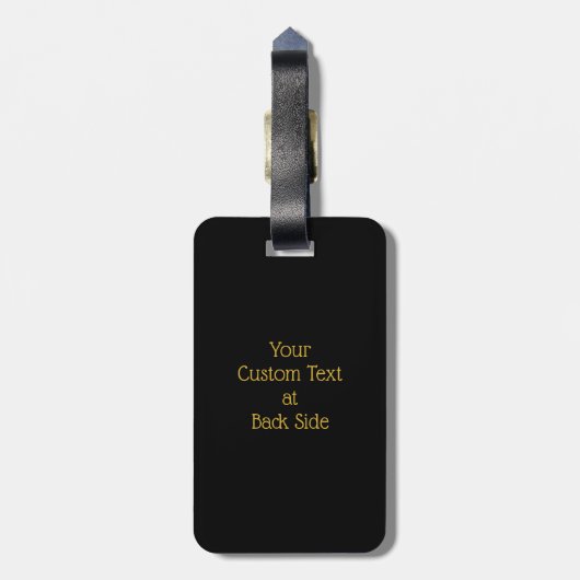 Golden Lyre Gepäckanhänger (Rückseite vertikal)