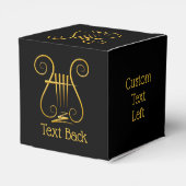Golden Lyre Geschenkschachtel (Rückseite)