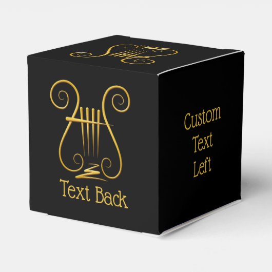 Golden Lyre Geschenkschachtel (Rückseite)