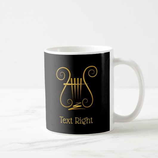 Golden Lyre Kaffeetasse (Rechts)