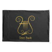 Golden Lyre Kissenbezug (Rückseite)