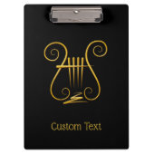 Golden Lyre Klemmbrett (Vorderseite)