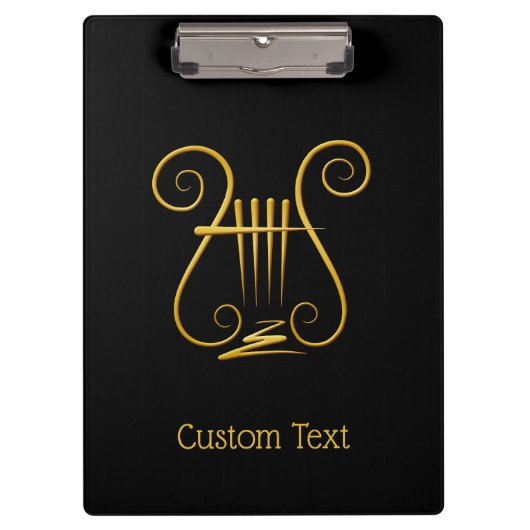 Golden Lyre Klemmbrett (Vorderseite)