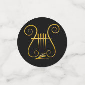 Golden Lyre Konfetti (Klein Vorderseite)
