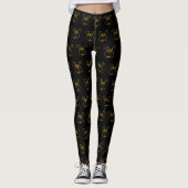 Golden Lyre Leggings (Vorderseite)