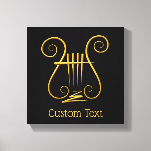Golden Lyre Leinwanddruck (Vorderseite)