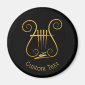 Golden Lyre Magnet (Vorne)