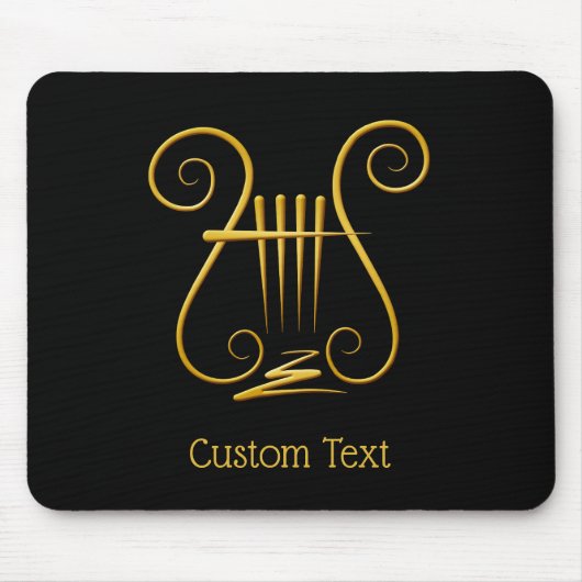 Golden Lyre Mousepad (Vorne)