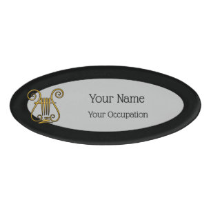 Golden Lyre Namenschild