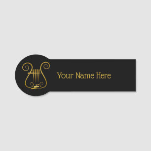 Golden Lyre Namensschild