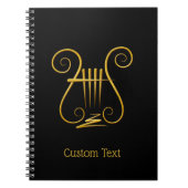 Golden Lyre Notizblock (Vorderseite)