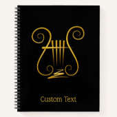 Golden Lyre Notizblock (Vorderseite)