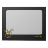 Golden Lyre Notizblock (Vorderseite)