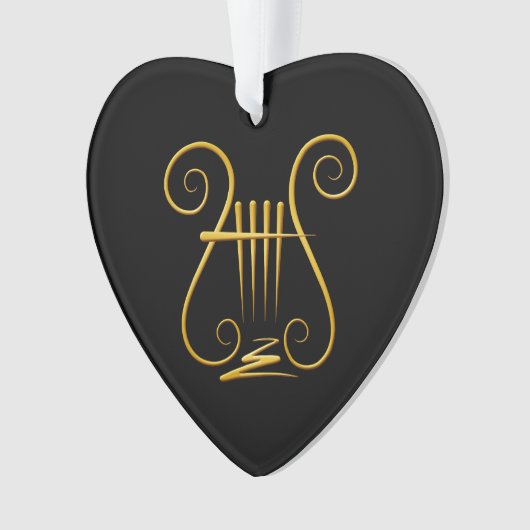 Golden Lyre Ornament (Vorderseite)