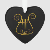 Golden Lyre Ornament (Vorderseite)