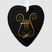 Golden Lyre Ornament (Vorderseite)
