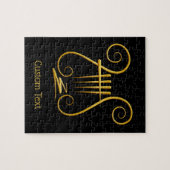 Golden Lyre Puzzle (Horizontal)