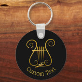 Golden Lyre Schlüsselanhänger (Vorderseite)