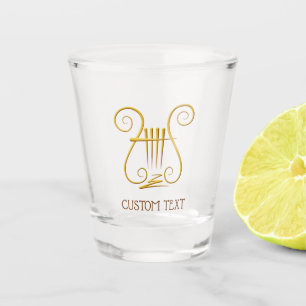 Golden Lyre Schnapsglas