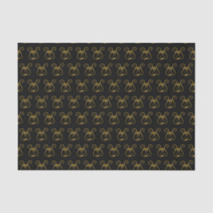 Golden Lyre Seidenpapier